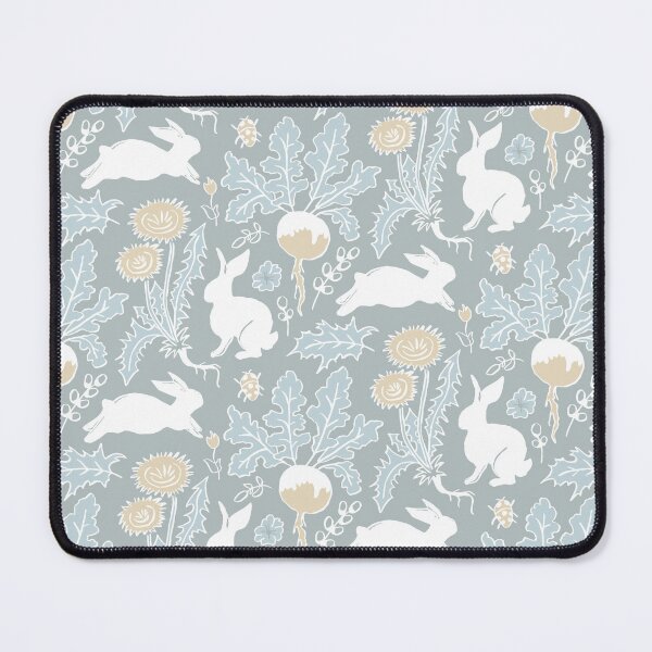 Item preview, white rabbits in the vegetable garden designed and sold by colorofmagic.