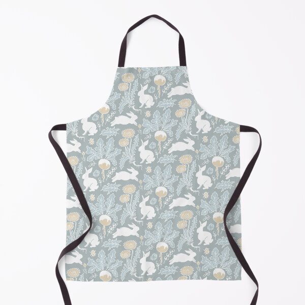 Item preview, white rabbits in the vegetable garden designed and sold by colorofmagic.