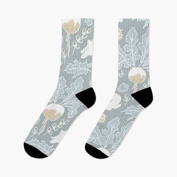 Item preview, white rabbits in the vegetable garden designed and sold by colorofmagic.