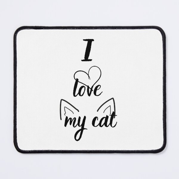 Item preview, I love <3 my cat designed and sold by MollyPetDesigns.