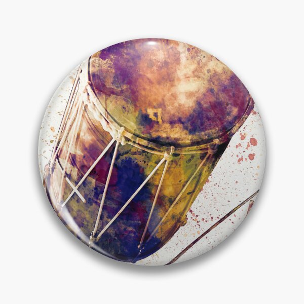 Item preview, Dhol Drum Abstract Watercolor designed and sold by ArtPrints.