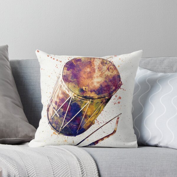 Item preview, Dhol Drum Abstract Watercolor designed and sold by ArtPrints.