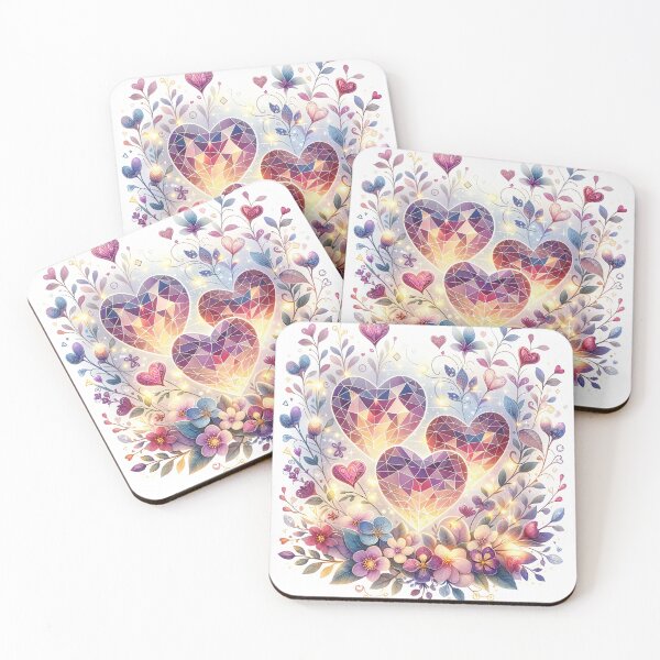 Item preview, Valentines Geometric Hearts designed and sold by Zenalia.