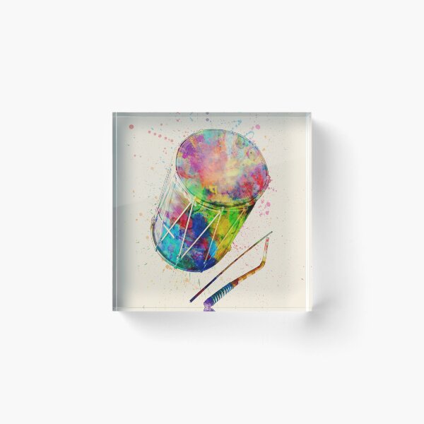 Item preview, Dhol Drum Abstract Watercolor designed and sold by ArtPrints.