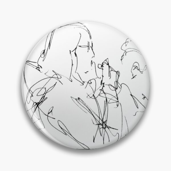 Item preview, Couple Eating Chips At Cafe Drawing designed and sold by MikeJory.