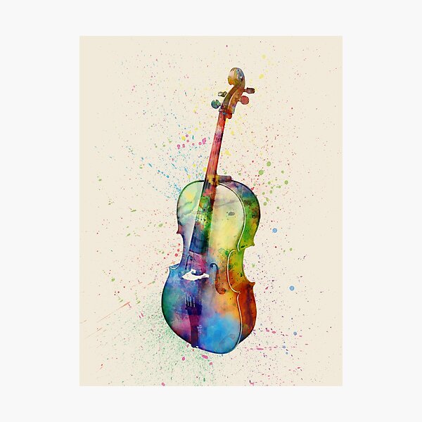 Item preview, Cello Abstract Watercolor designed and sold by MICHAEL TOMPSETT.