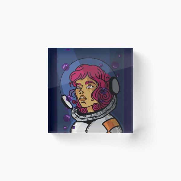 Artikelvorschau, Astronautenmädchen auf einer interstellaren Reise!! ⭐✨?? entworfen und verkauft von Rehrosario.