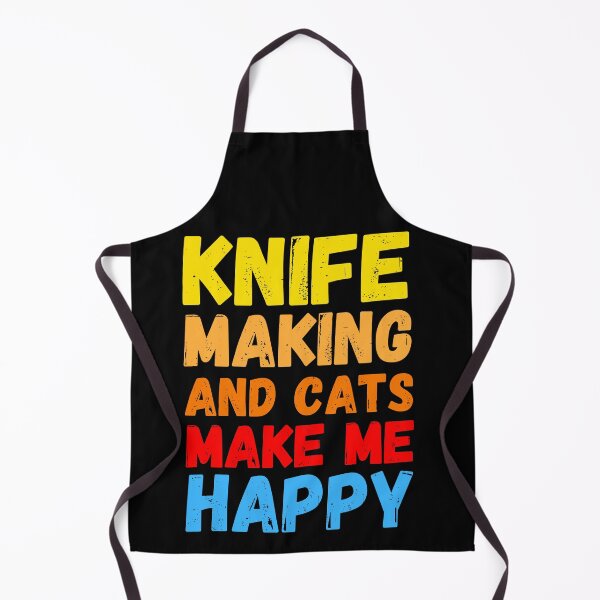 Item preview, Knife making and cats make me happy, Knife Making designed and sold by Dabbing Turtle Designs.
