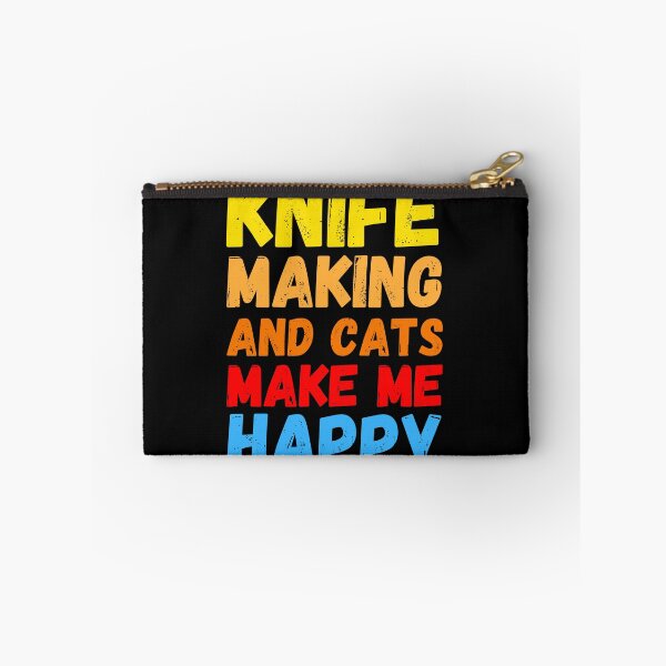 Item preview, Knife making and cats make me happy, Knife Making designed and sold by Dabbing Turtle Designs.