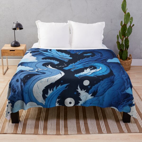 Item preview, Blue Ocean Dragons designed and sold by TondoMeander.
