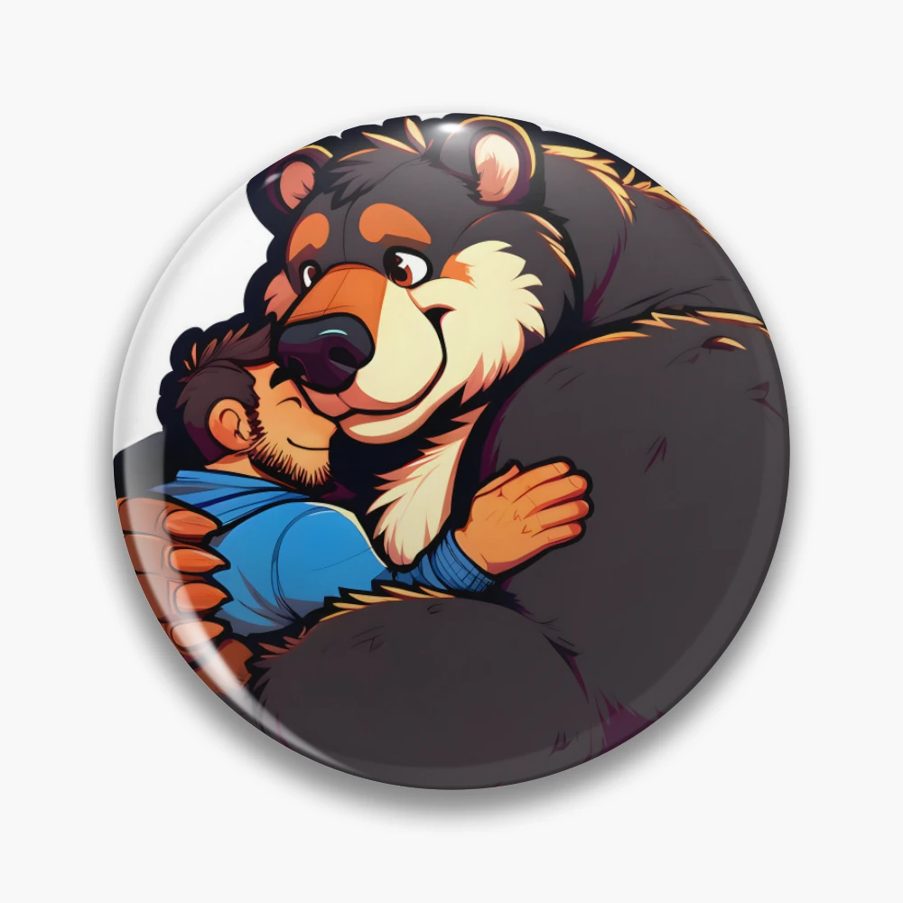 Man and Chubby Bear Lover Gay Furry Art