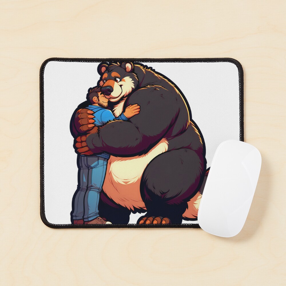 Man and Chubby Bear Lover Gay Furry Art