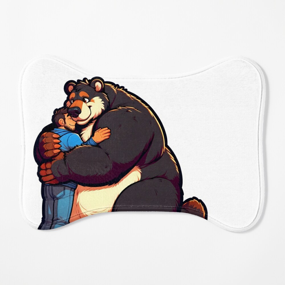 Man and Chubby Bear Lover Gay Furry Art