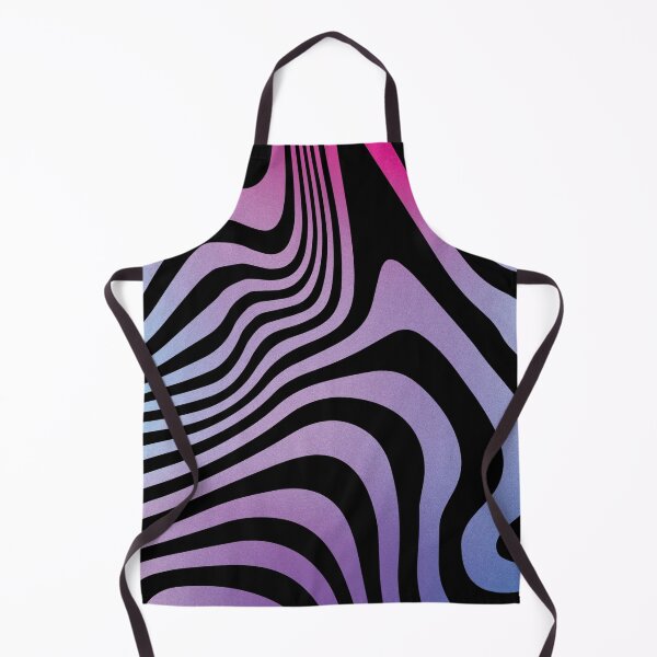 Item preview, Abstract Black Waves Pink Purple Aesthetic designed and sold by LinDraws.