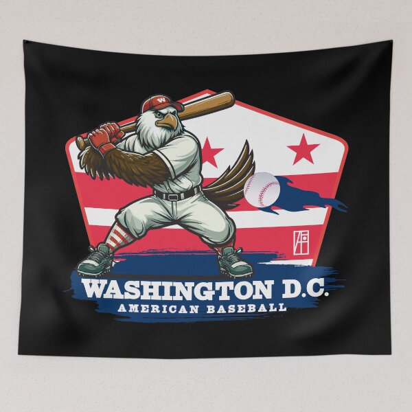 Item preview, USA - American BASEBALL - Washington - Baseball mascot - Washington baseball designed and sold by ArtProjectShop.
