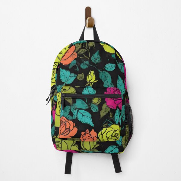 Item preview, Neon Rose Flower Pattern designed and sold by WAUZ.