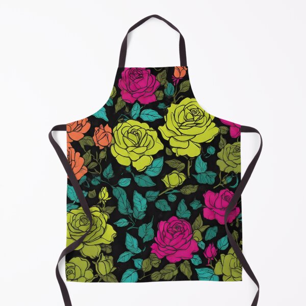 Item preview, Neon Rose Flower Pattern designed and sold by WAUZ.