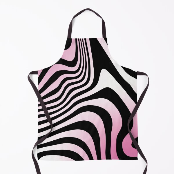 Item preview, Abstract Black Waves White Pink Aesthetic designed and sold by LinDraws.