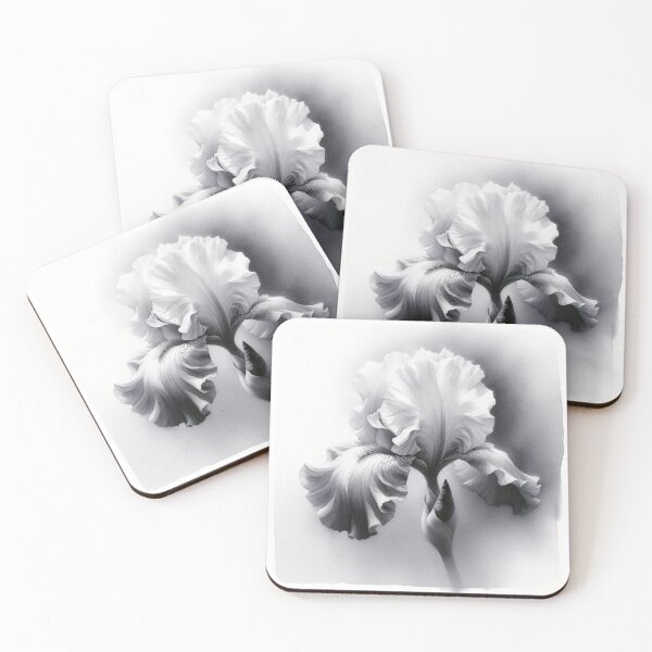 Item preview, Single iris flower designed and sold by CardsStudio.