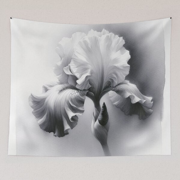 Item preview, Single iris flower designed and sold by CardsStudio.