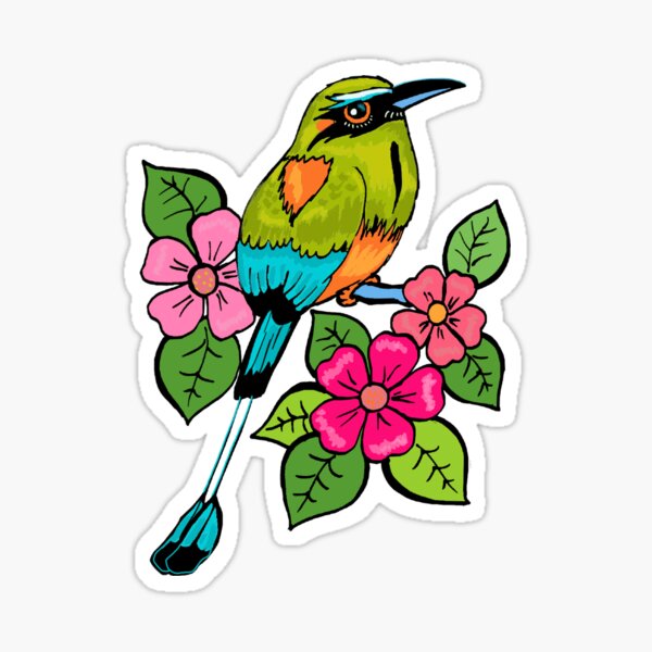 Item preview, Exotic bird torogoz designed and sold by paisajetropical.