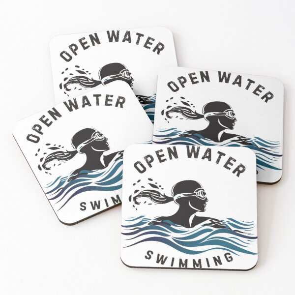 Item preview, Open Water Swimmer Mask - Female - with text designed and sold by TheDigitalAnvil.