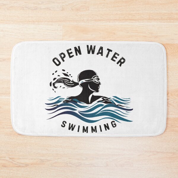 Item preview, Open Water Swimmer Mask - Female - with text designed and sold by TheDigitalAnvil.