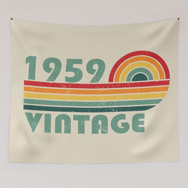Item preview, Born in 1959 vintage retro classic birthday designed and sold by Alexaltay.