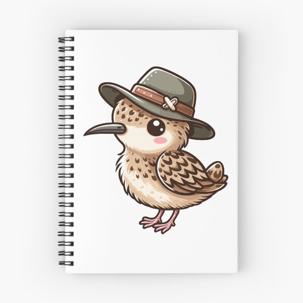 Item preview, Cool Curlew in Hat designed and sold by ArtfulWeave.