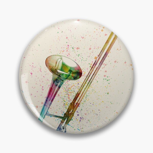 Artikelvorschau, Trombone Abstract Watercolor entworfen und verkauft von ArtPrints.