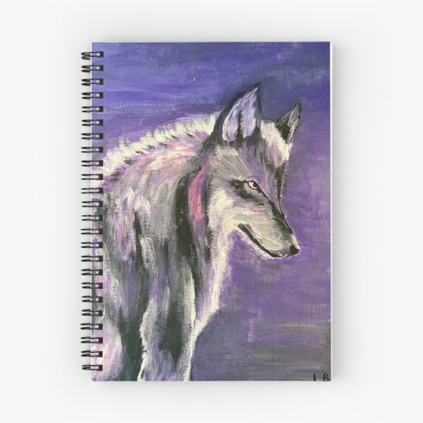 Item preview, Acrylic painting of wolf  designed and sold by Aroeldesigns.