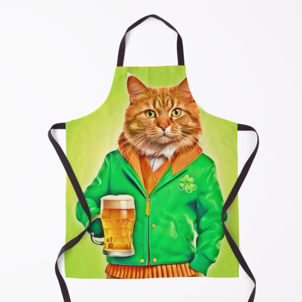 Item preview, Irish Day Cat: Stylish Jacket Swagger designed and sold by Health And Fitness Posts e-Store.