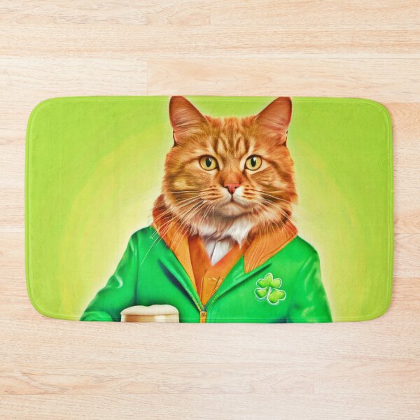 Item preview, Irish Day Cat: Stylish Jacket Swagger designed and sold by Health And Fitness Posts e-Store.