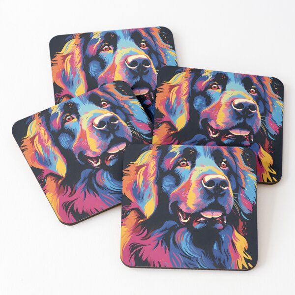 Item preview, Newfoundland dog portraits drawing. animal colorful. Animal throw pillow.  designed and sold by formform.