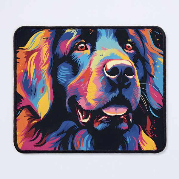 Item preview, Newfoundland dog portraits drawing. animal colorful. Animal throw pillow. designed and sold by formform.