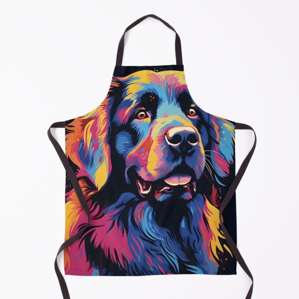 Item preview, Newfoundland dog portraits drawing. animal colorful. Animal throw pillow.  designed and sold by formform.