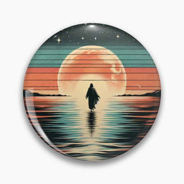 Item preview, Jesus Walking On Water Vintage Inspiring Empowering Mystical Spiritual designed and sold by DEEZAYN.