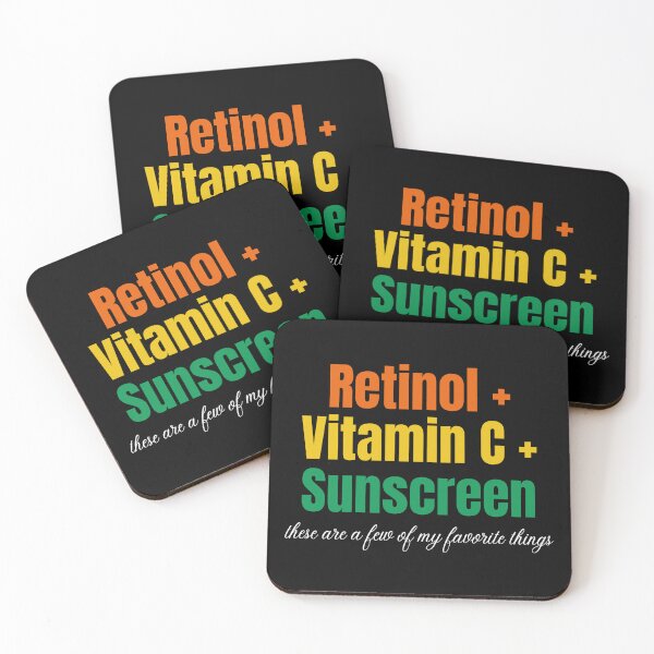 Item preview,  Retinol vitamin C and sunscreen - aesthetic esthetician nurse skin care dermatology botox  designed and sold by Micro-dose.
