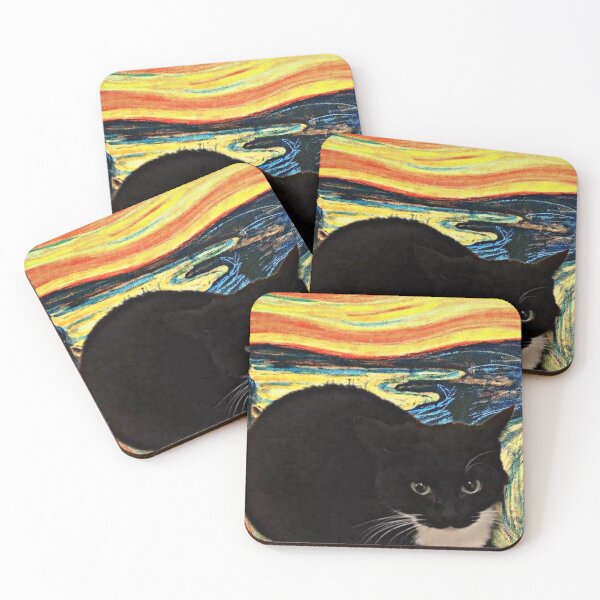 Item preview, Kitty cat scream animal meme designed and sold by Flowerslaps.
