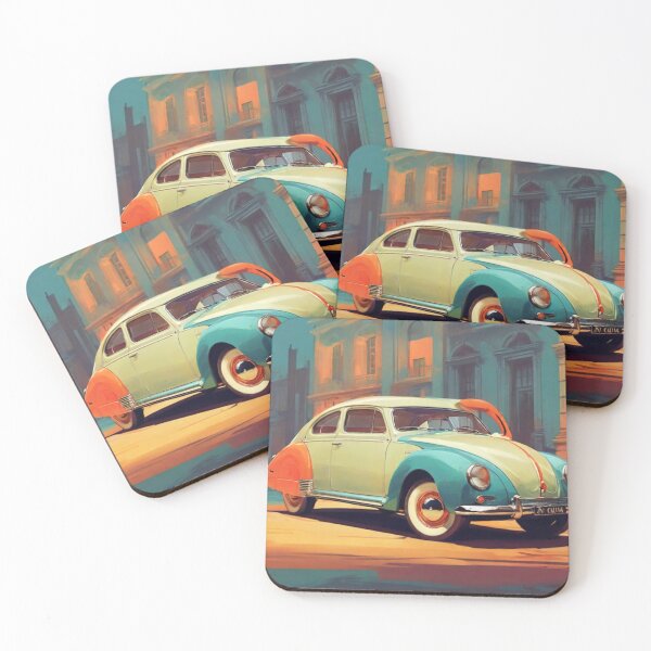 Item preview, Retro Rumble: Pop Art Journey to the Golden Age with a Vibrant Classic Car designed and sold by Silveira-Jess.