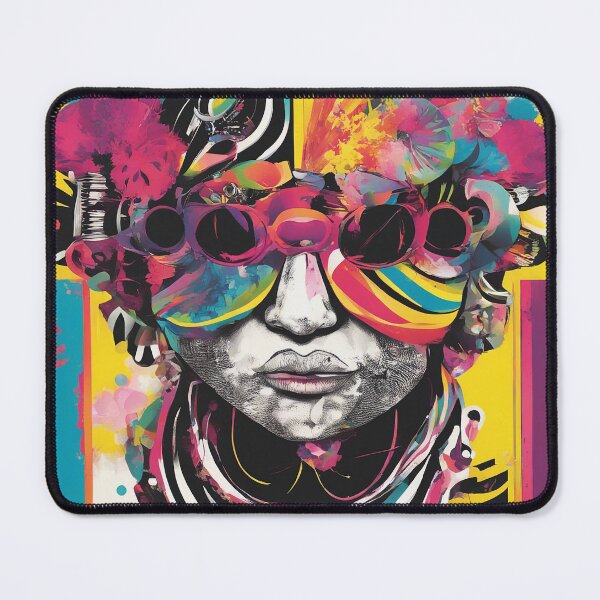 Item preview, Technicolor Cyberpunk Goggles Space Girl designed and sold by TexasJenny.