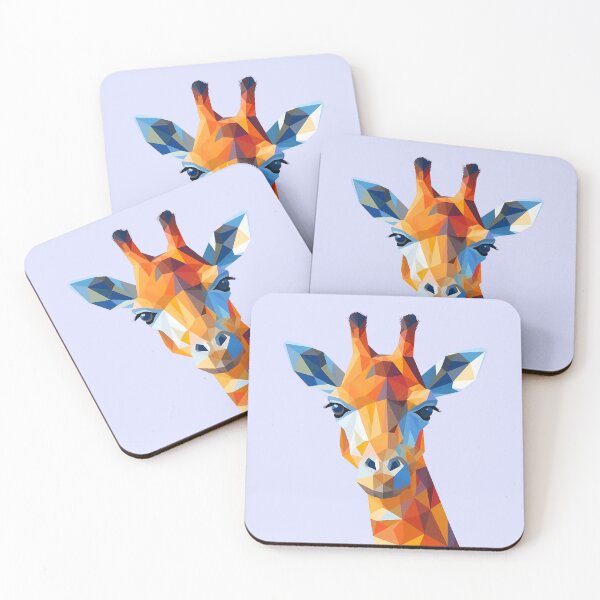 Item preview, Geometric Giraffe Head designed and sold by Weirdanya.
