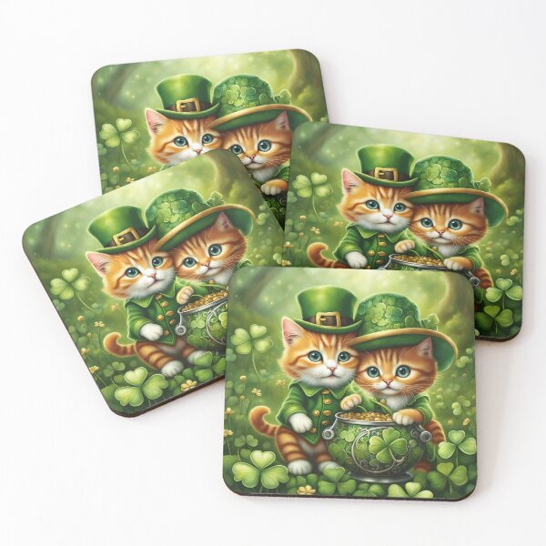 Item preview, St Patricks Day - The Irish Ginger Kittens designed and sold by Bright-Moonrise.