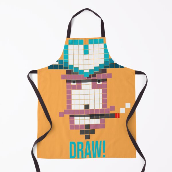 Item preview, Draw! Gift for a Cowboy who loves Pixel Art or gift for procrastinating Artist who can't get motivated to start that Drawing! designed and sold by stuinflipflops.