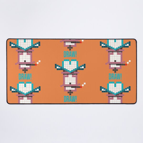 Item preview, Draw! Gift for a Cowboy who loves Pixel Art or gift for procrastinating Artist who can't get motivated to start that Drawing! designed and sold by stuinflipflops.