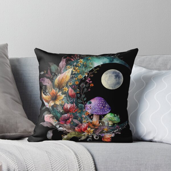 Item preview, Mystical Moon And Mushroom  designed and sold by LittleGnomad.