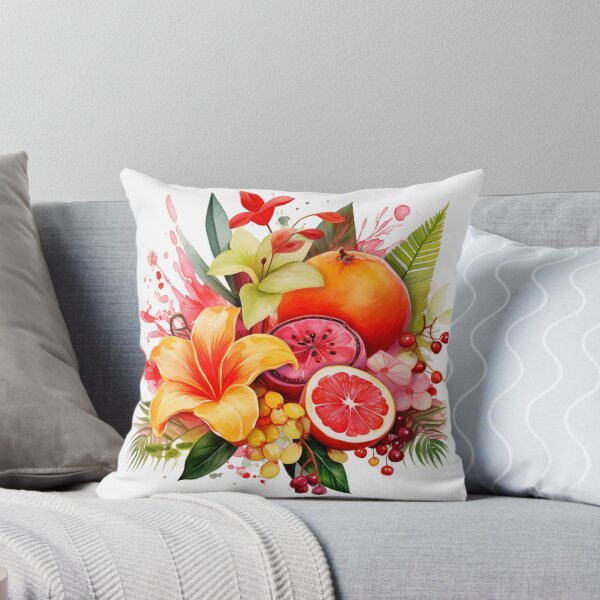 Artikelvorschau, lebendiges Aquarell, essbare exotische Blumen, Blätter und Amiless entworfen und verkauft von CamTechMar.