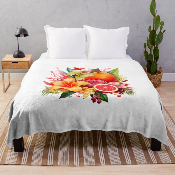 Item preview, vibrant aquarel eatable exotic flowers leafs and amiless designed and sold by CamTechMar.