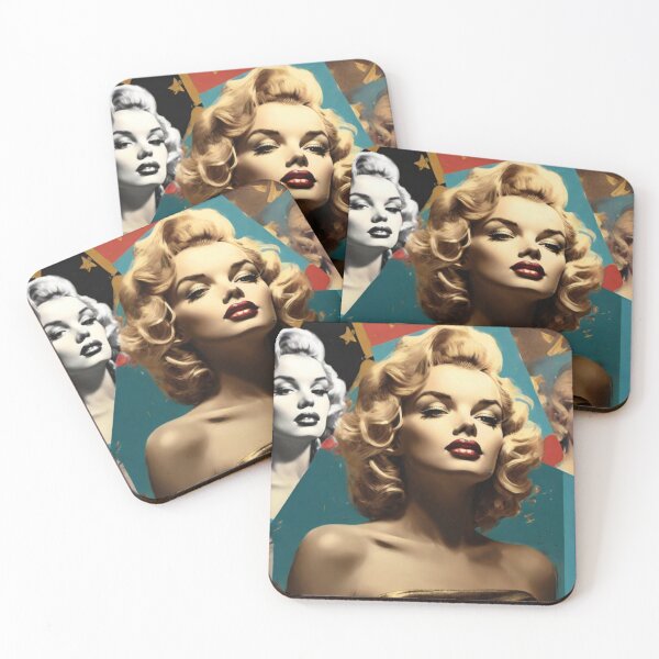 Item preview, Glitter of the Past: Golden Screen Icons in Vintage Pop Art 3 designed and sold by Silveira-Jess.