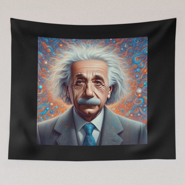 Item preview,  Albert Einstein designed and sold by sevenmountains.